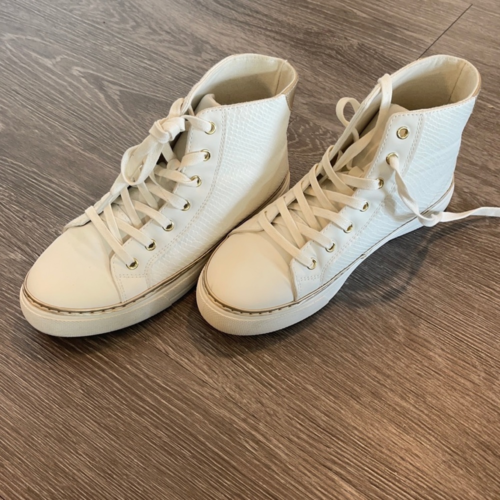 New Condition White High Tops